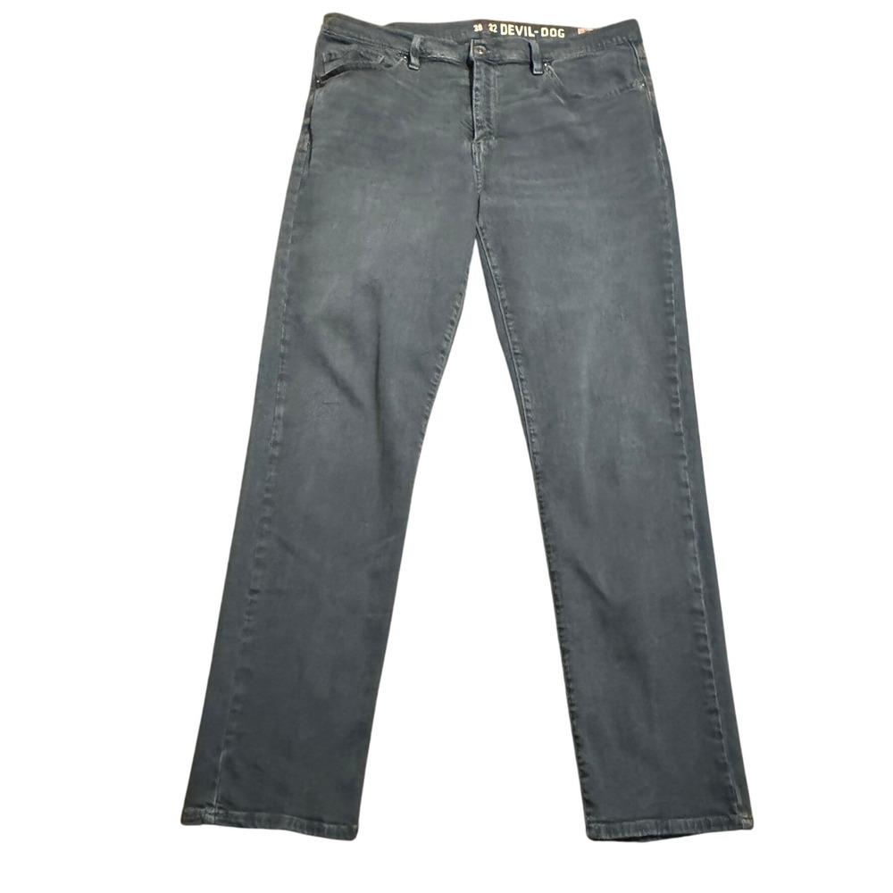 Devil-Dog Dungarees Jeans pants Mens 38x32 dark Blue Slim‎ denim style DD2041